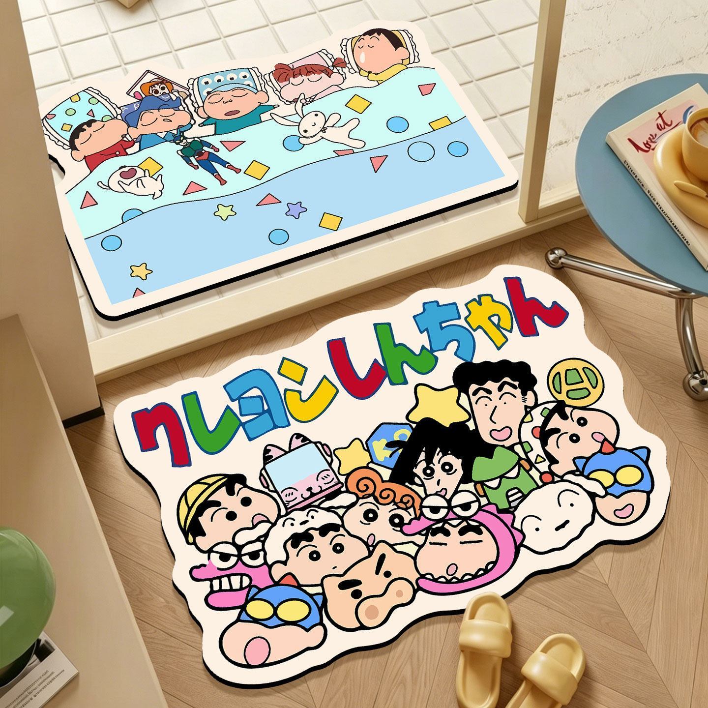 Home Bathroom Mats - Keset Kamar Mandi Crayon Shin-chan, Karpet