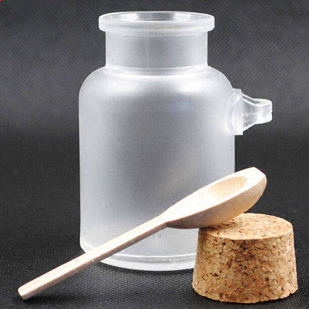 Bath Salts Jar - Botol Penyimpanan Bersegel Gabus, Wadah Kosmetik,