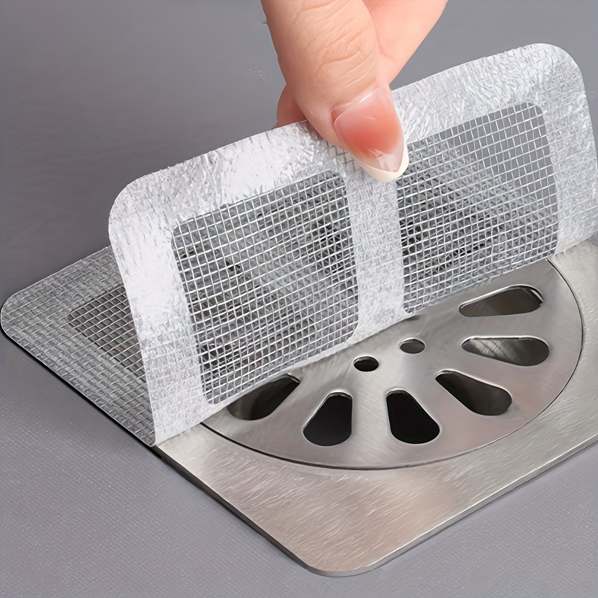 Drain Hair Catcher - Stiker Saluran Pembuangan Lantai Sekali Pakai