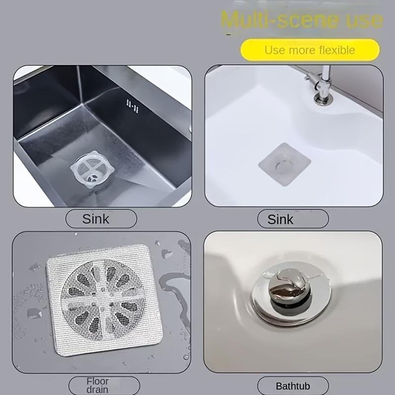 Drain Hair Catcher - 10/30Pcs Penyaring Rambut Sekali Pakai untuk