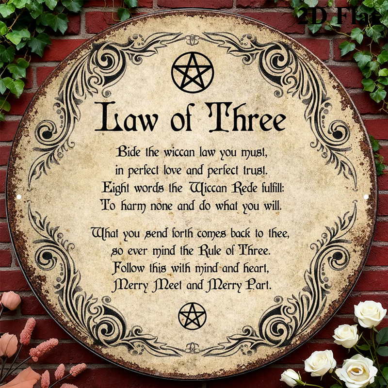 Home & Bathroom Building Products Pte Ltd - CIFBUY Vintage Wicca Triple Goddess Aluminium