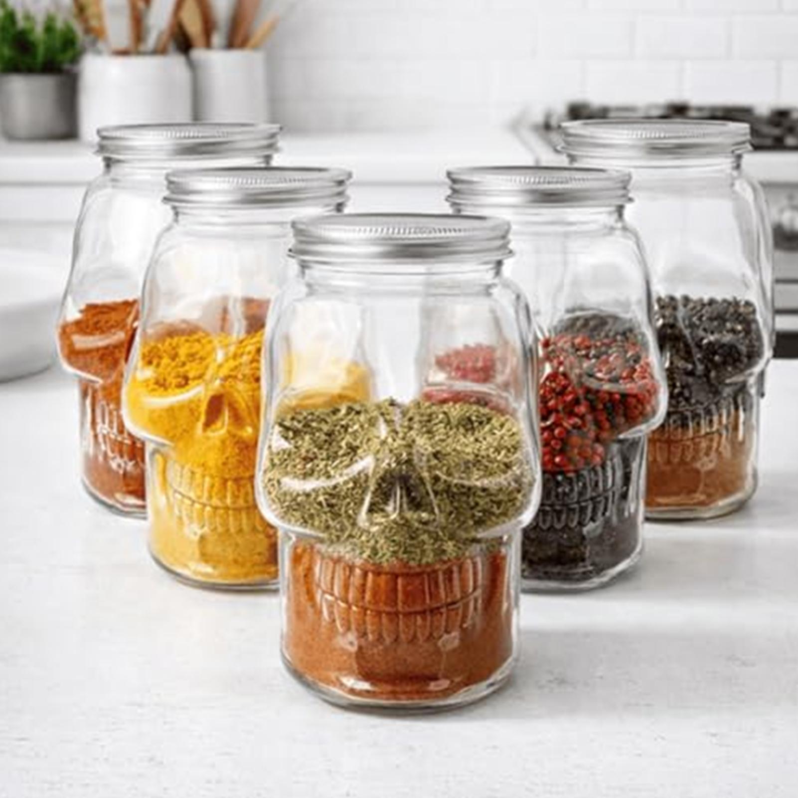 Stoples Tengkorak 500ml/800ml  - Bath Salts Jar ulasan dan harga