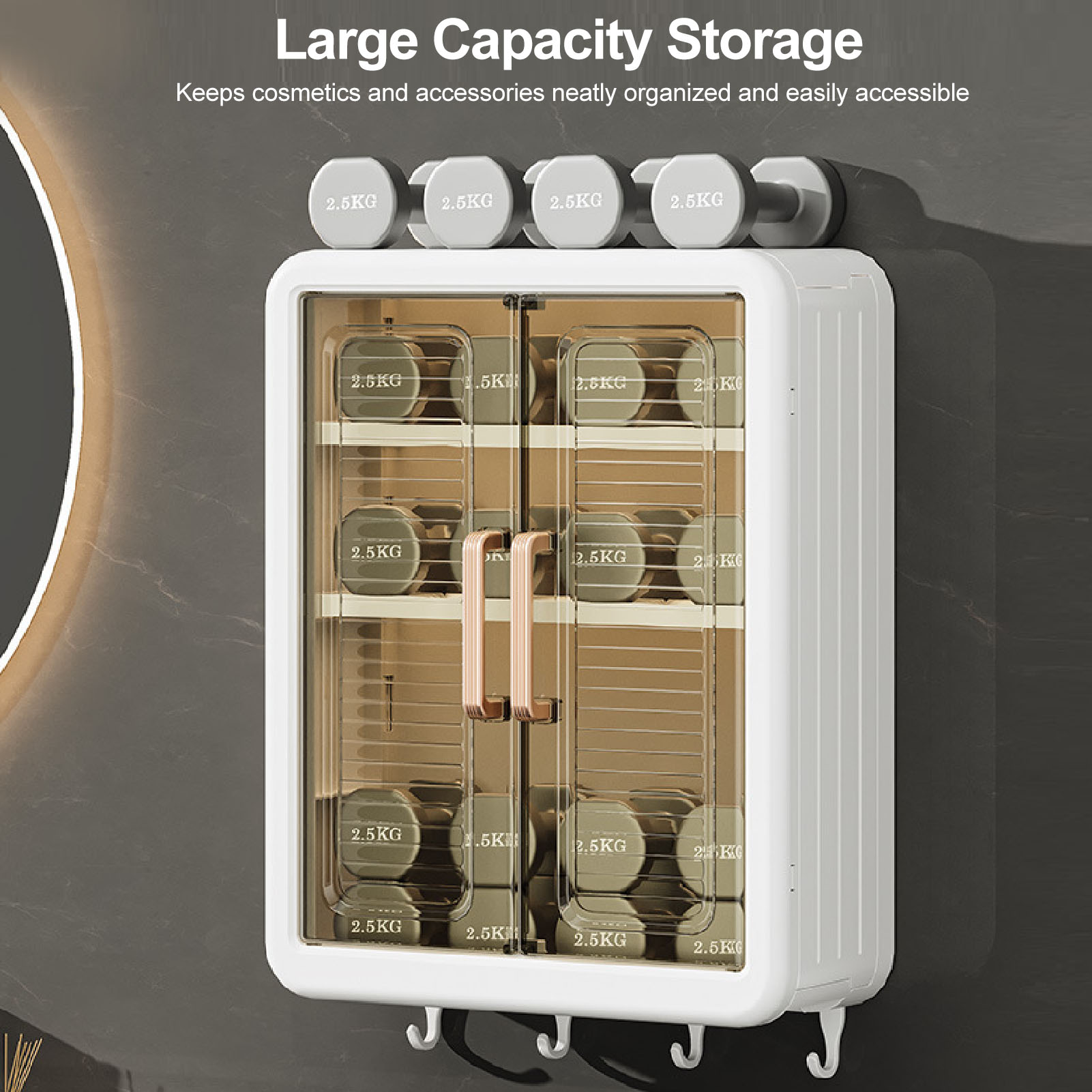 Lemari Kamar Mandi Terpasang D - Home Goods Bathroom Cabinets ulasan dan harga