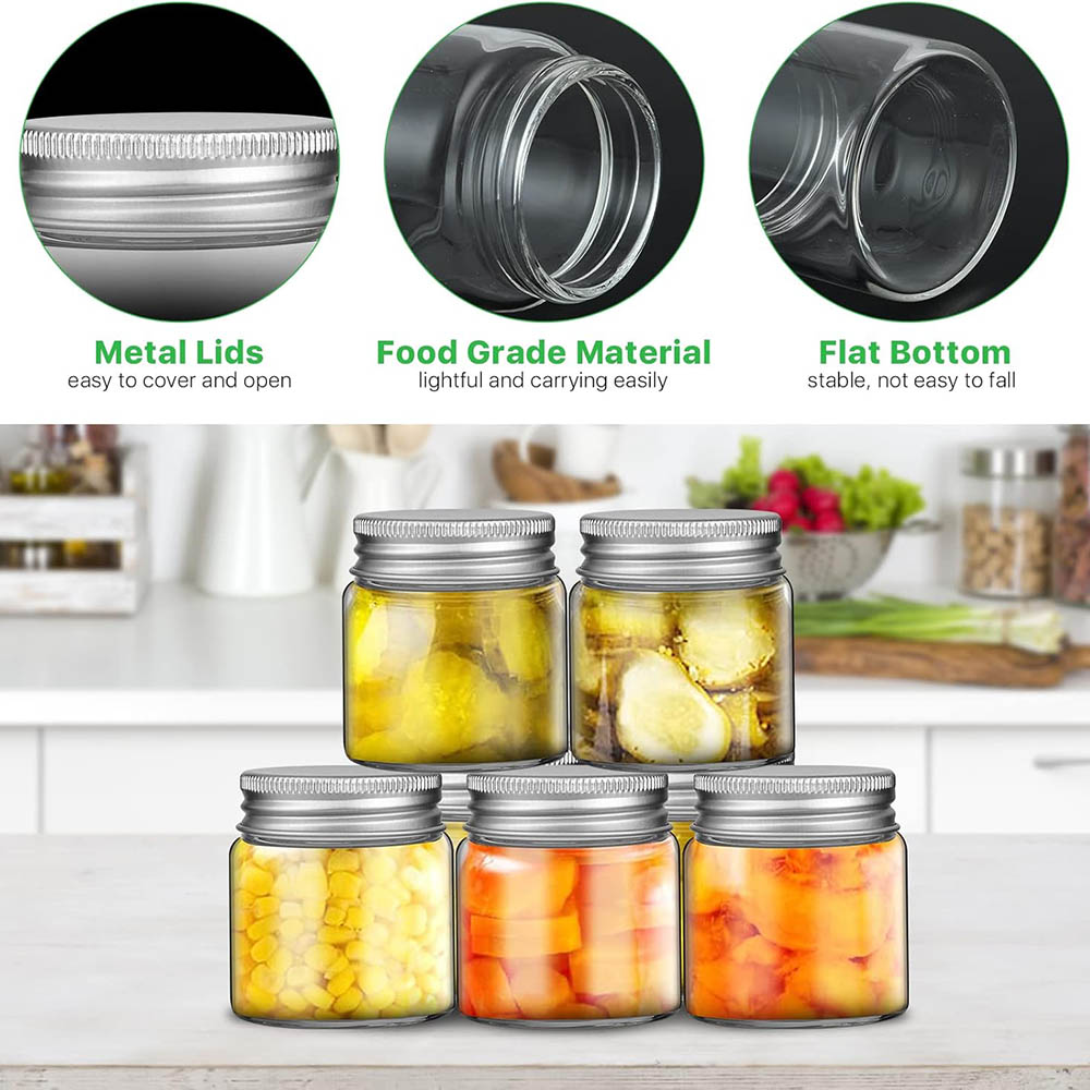 Botol Mason Mini 2oz, stoples  - Bath Salts Jar ulasan dan harga