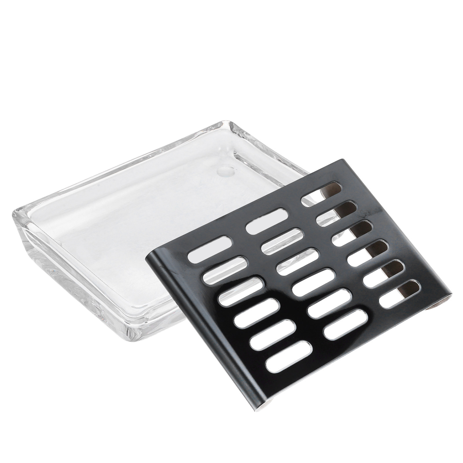 Wadah Sabun Kaca Persegi Panja - Glass Soap Dish ulasan dan harga