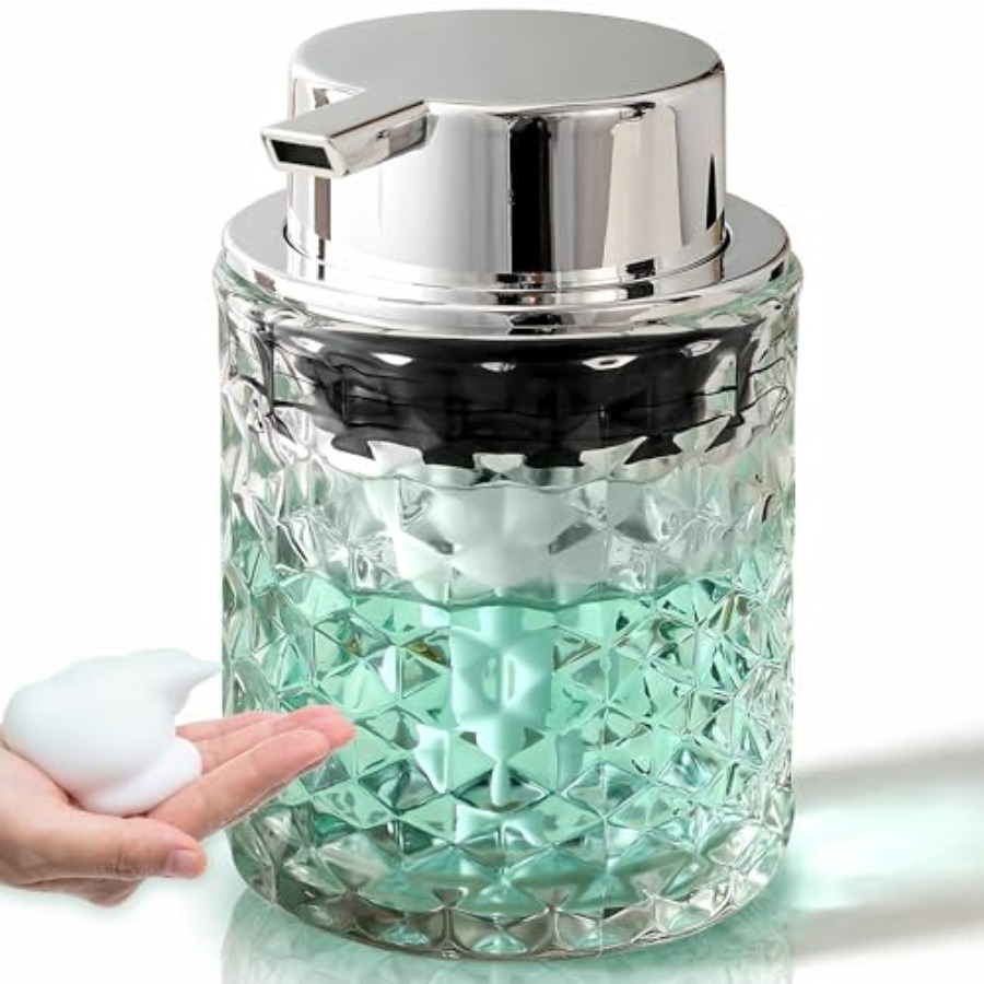 Dispenser Sabun Tangan Berbusa - Glass Soap Dish ulasan dan harga
