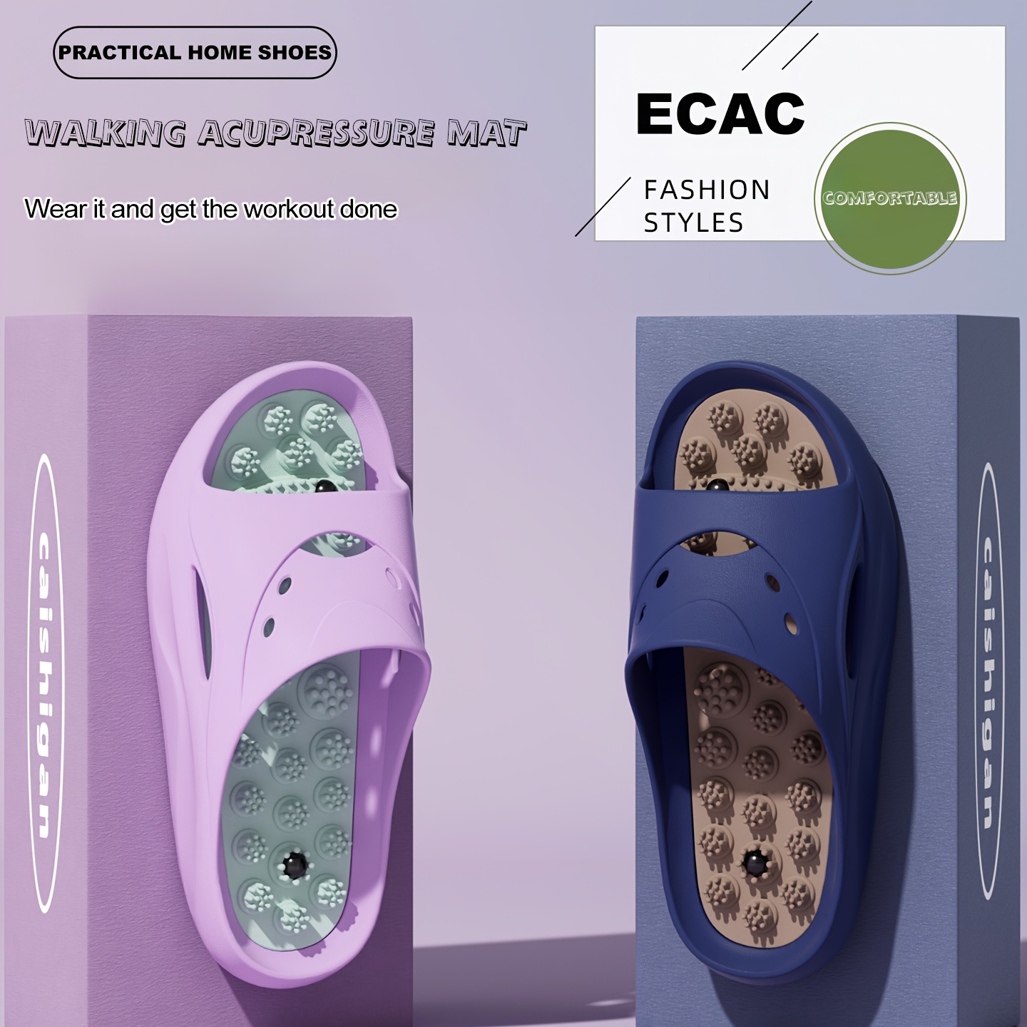 Sandal Pijat EVA Wanita Pria,  - Home Outdoor Bathroom ulasan dan harga