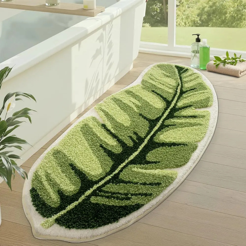 VIKAMA Keset Kamar Mandi Daun  - Zara Home Bathroom Rug ulasan dan harga