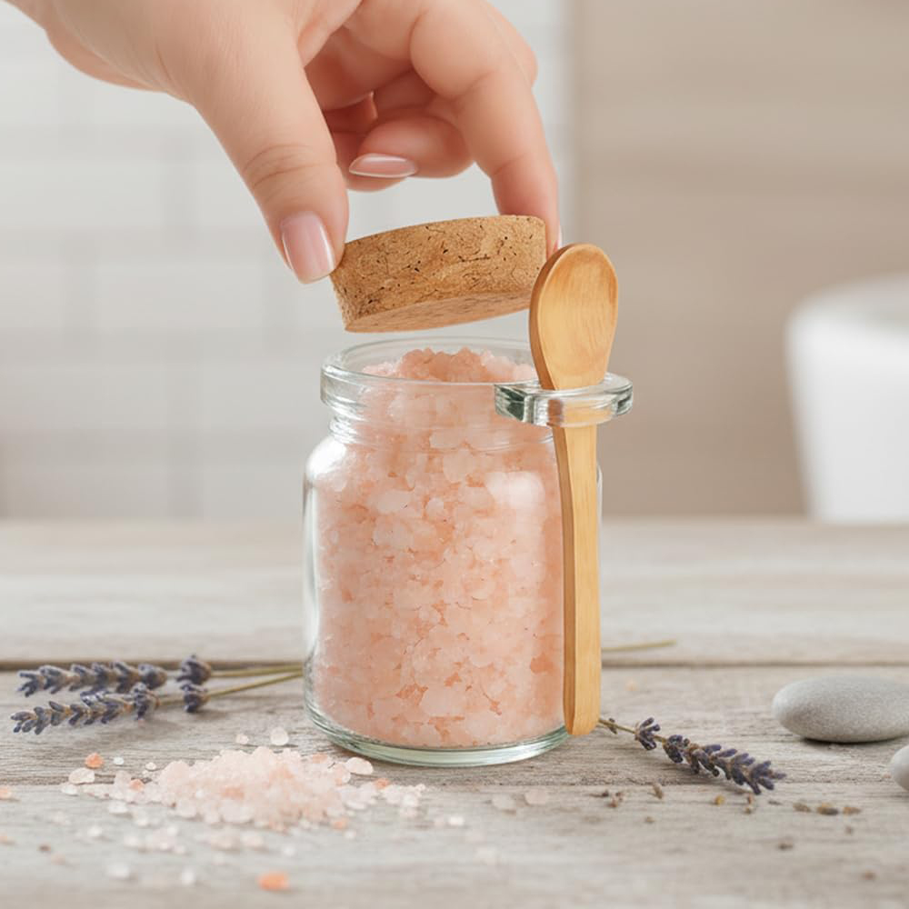 Wadah Lulur Gula, Stoples Gara - Bath Salts Jar ulasan dan harga