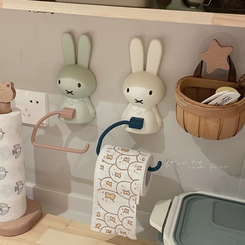 Rak Tisu Toilet Kawaii Miffy T - Home Edit Bathroom Storage ulasan dan harga