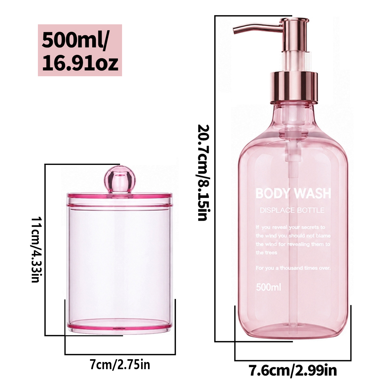 Set Perlengkapan Kamar Mandi P - Bath Salts Jar ulasan dan harga