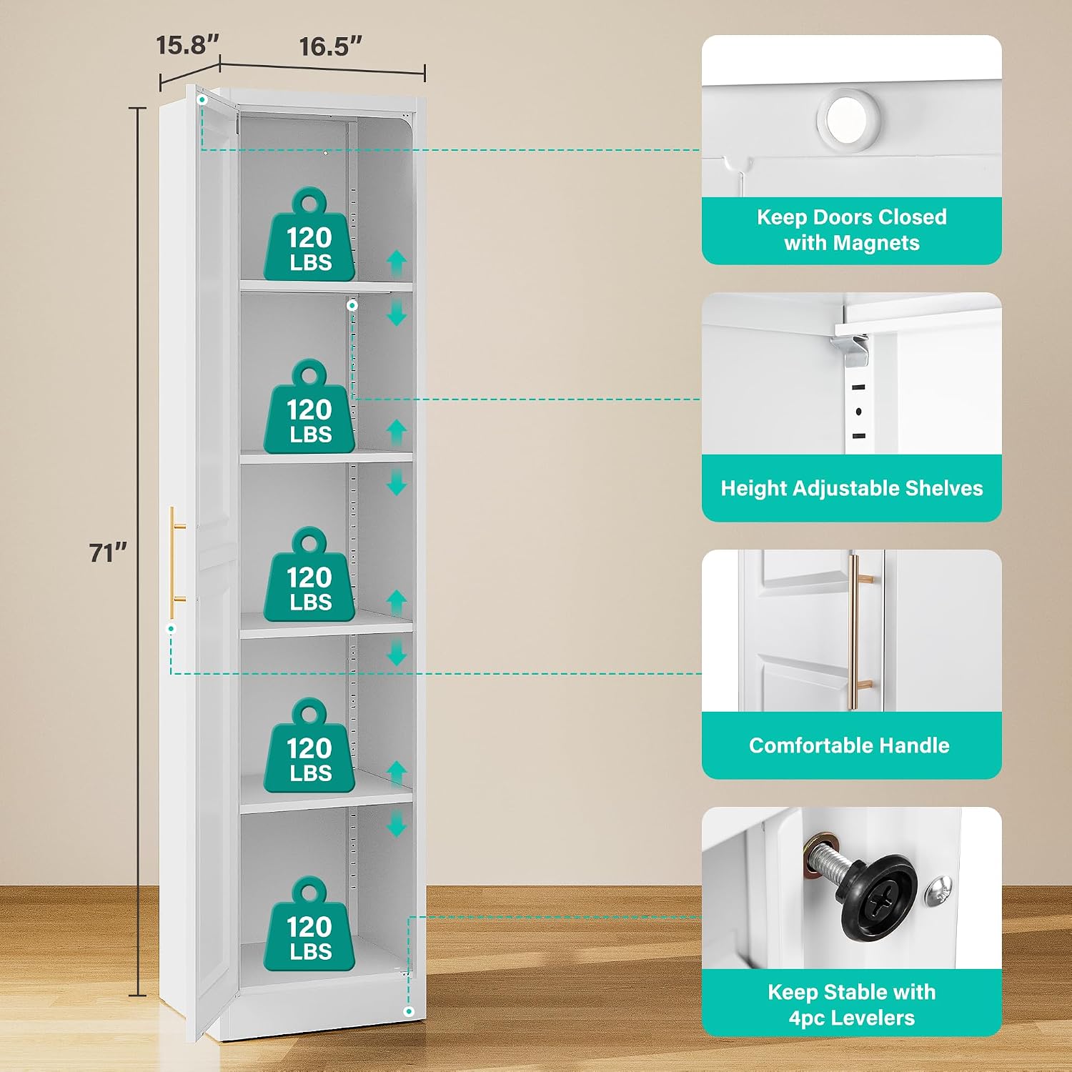 Lemari Penyimpanan Tinggi dan  - Home Goods Bathroom Cabinets ulasan dan harga
