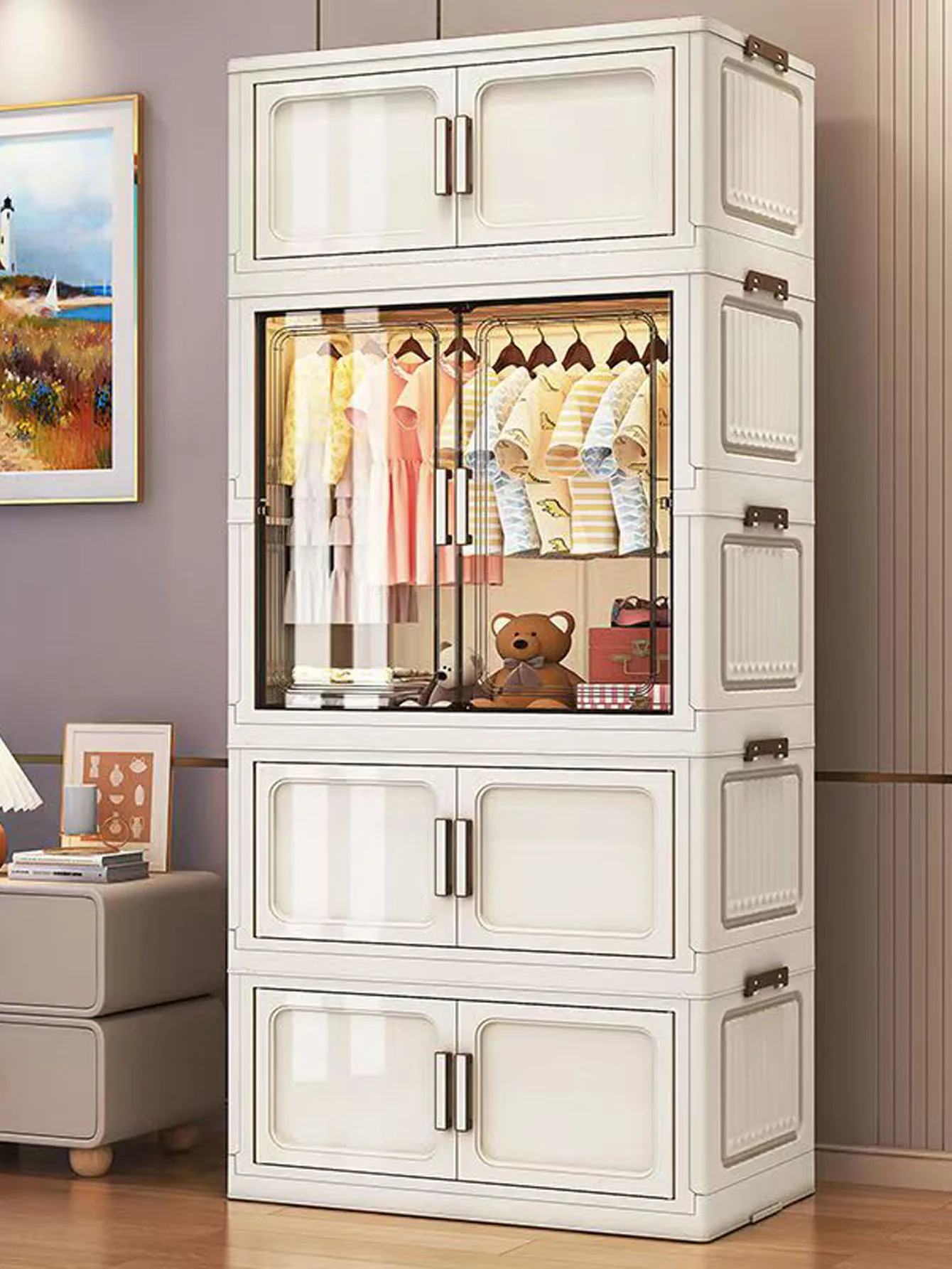 Lemari Penyimpanan Lipat Kompa - Home Goods Bathroom Cabinets ulasan dan harga