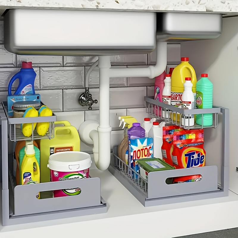 Organizer Bawah Wastafel, Rak  - Home Goods Bathroom Cabinets ulasan dan harga