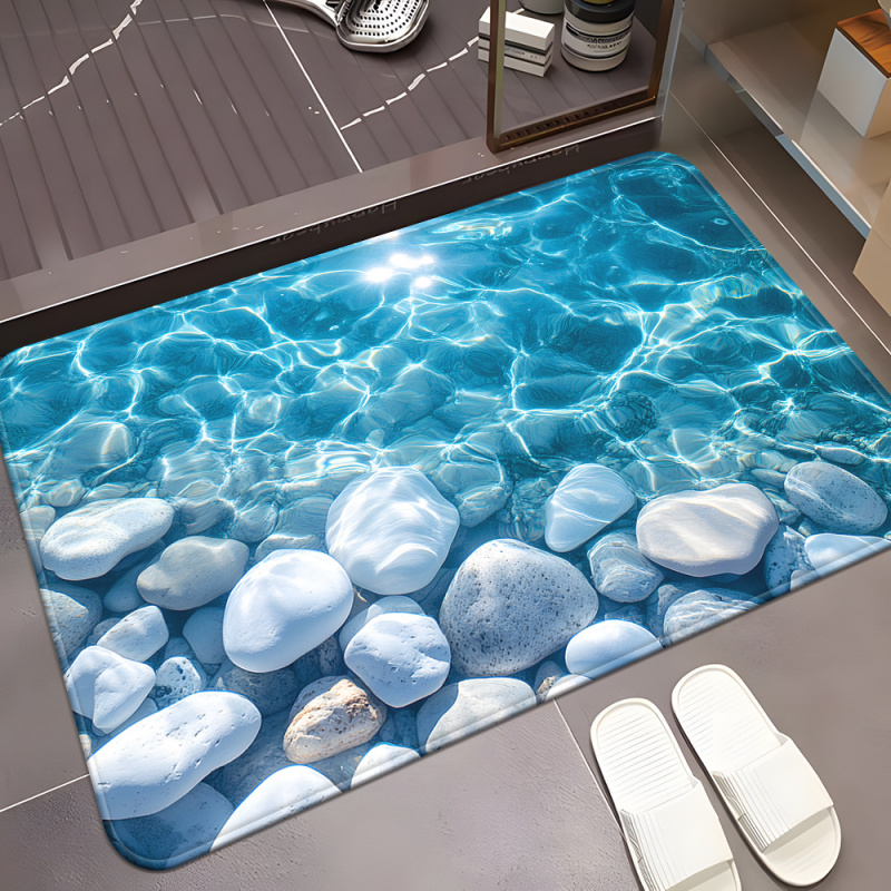 VIKAMATransparent waterstone k - Zara Home Bathroom Rug ulasan dan harga