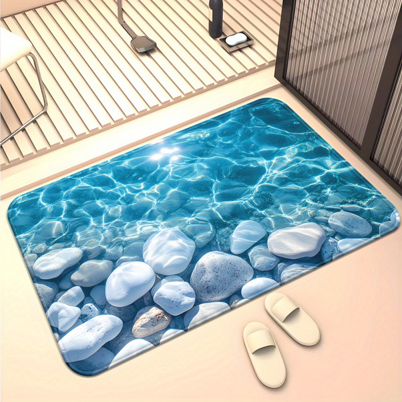 VIKAMATransparent waterstone k - Zara Home Bathroom Rug ulasan dan harga