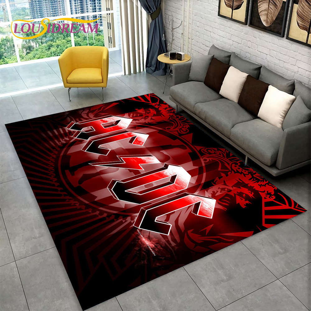 Karpet Area Band Rock AC/DC Be - Home Outdoor Bathroom ulasan dan harga