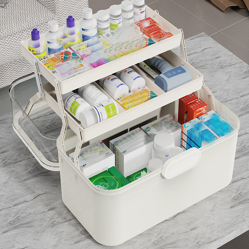 Kotak Penyimpanan Obat/Kotak D - Home Goods Bathroom Cabinets ulasan dan harga