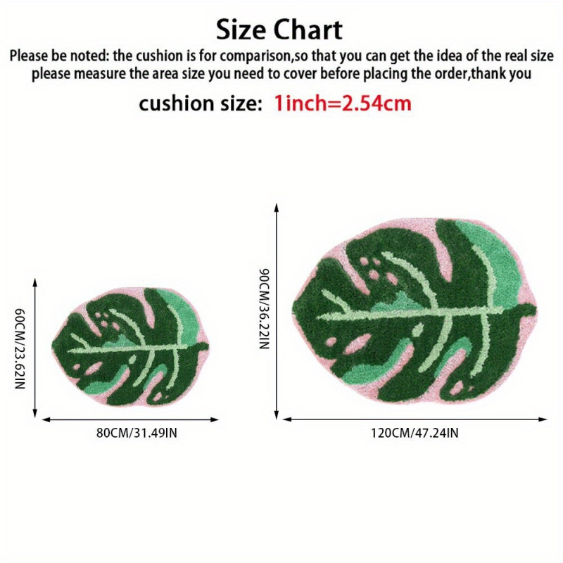 VIKAMA Karpet Mewah Daun Tropi - Zara Home Bathroom Rug ulasan dan harga