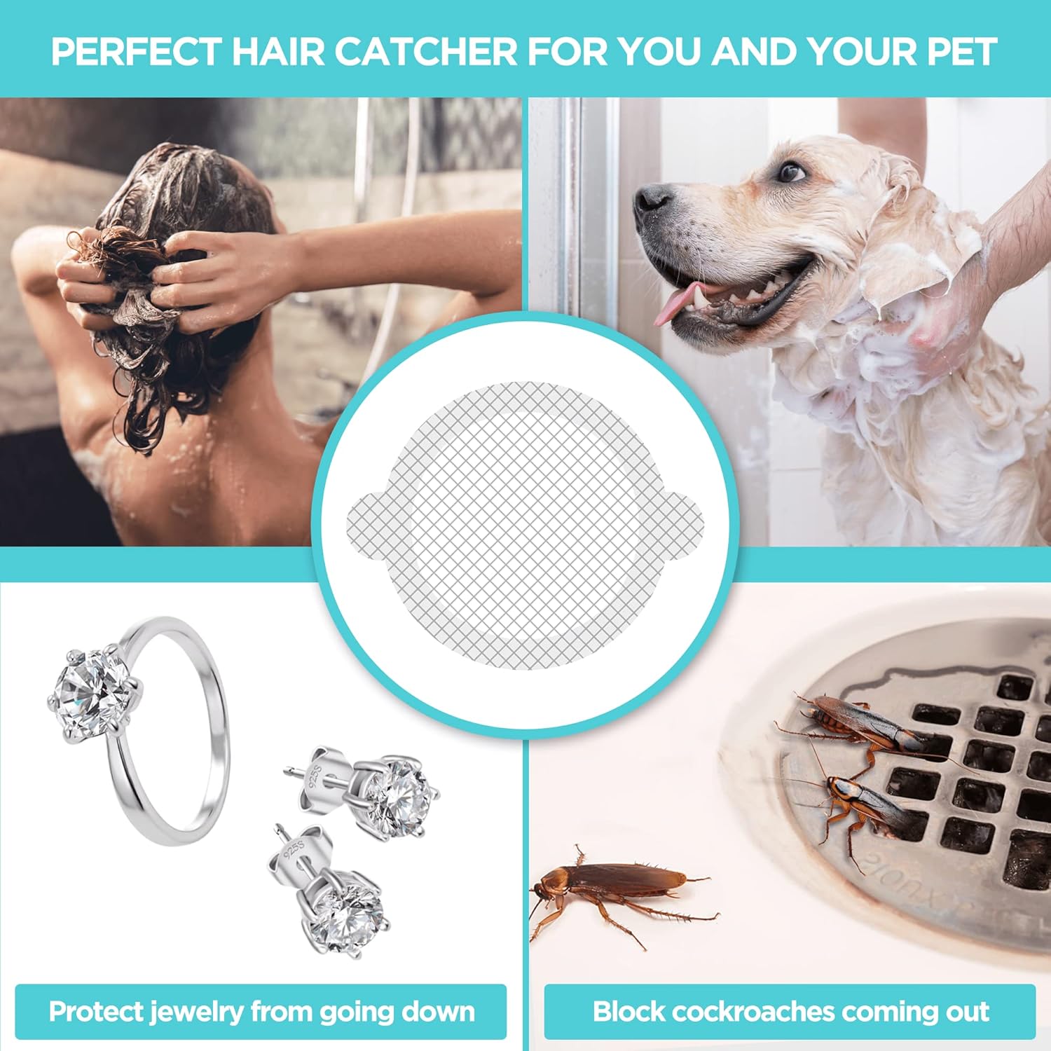 25 Paket Penyaring Rambut Seka - Drain Hair Catcher ulasan dan harga