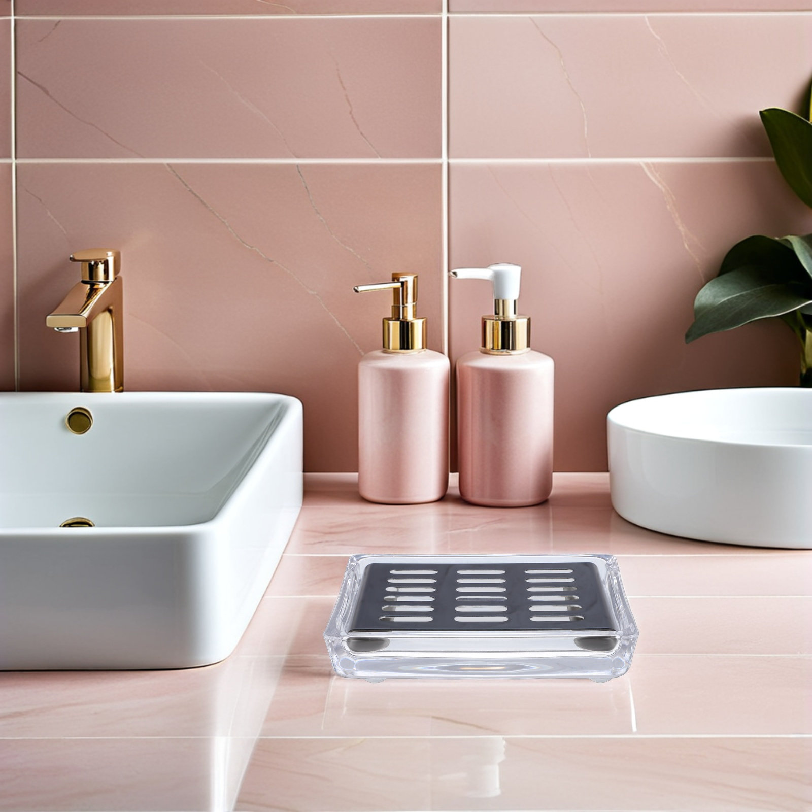 Tempat Sabun Kaca dengan Siste - Glass Soap Dish ulasan dan harga