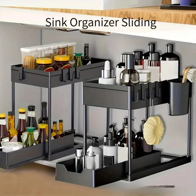 Rak Penyimpanan 2 Tingkat di B - Home Goods Bathroom Cabinets ulasan dan harga