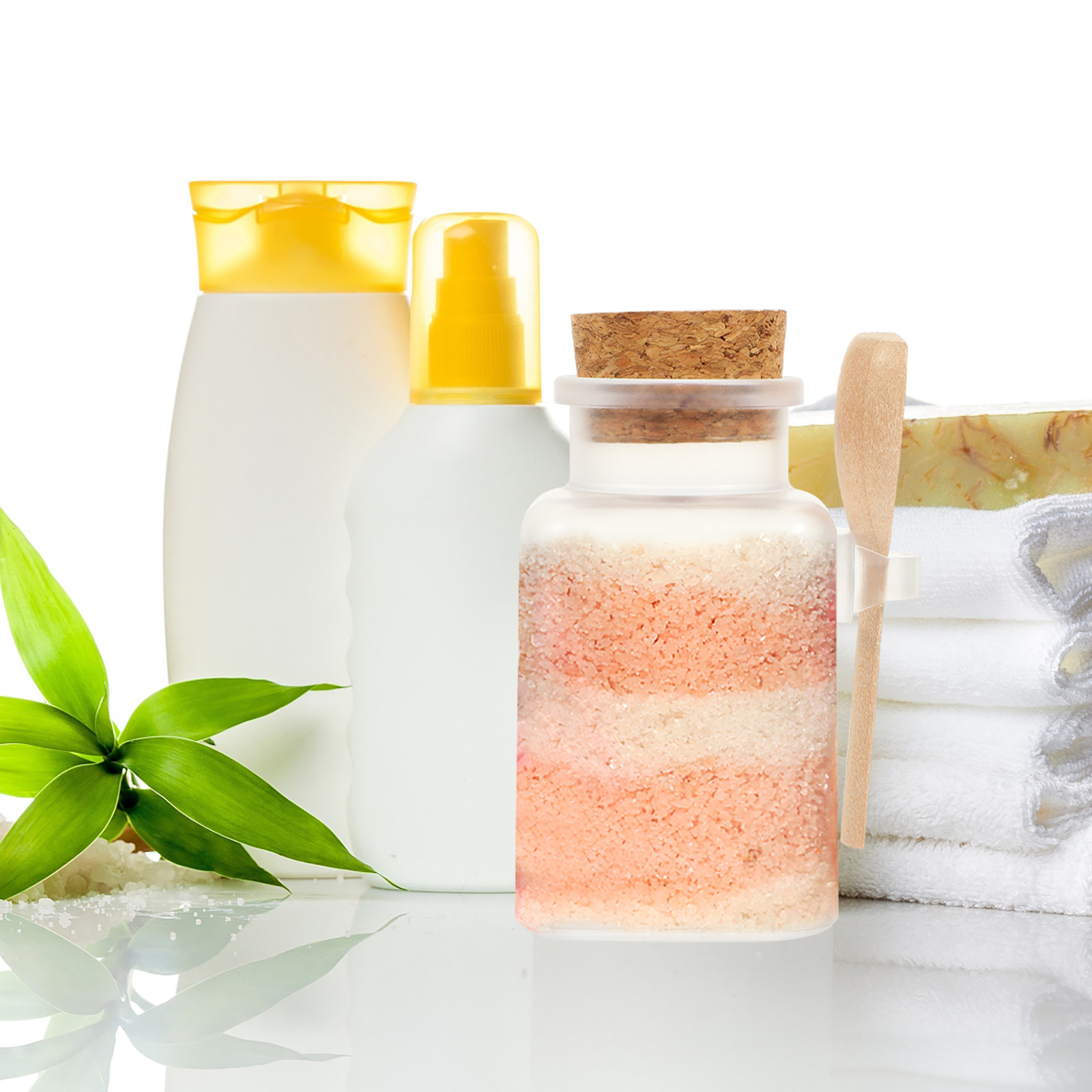 6Pcs Set Botol Garam Mandi Kec - Bath Salts Jar ulasan dan harga