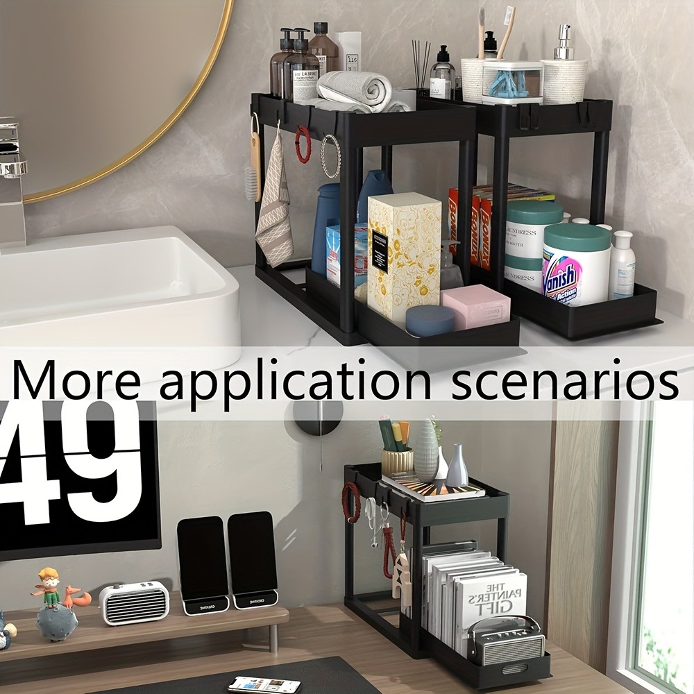 Organizer Geser 2 Tingkat di B - Home Goods Bathroom Cabinets ulasan dan harga